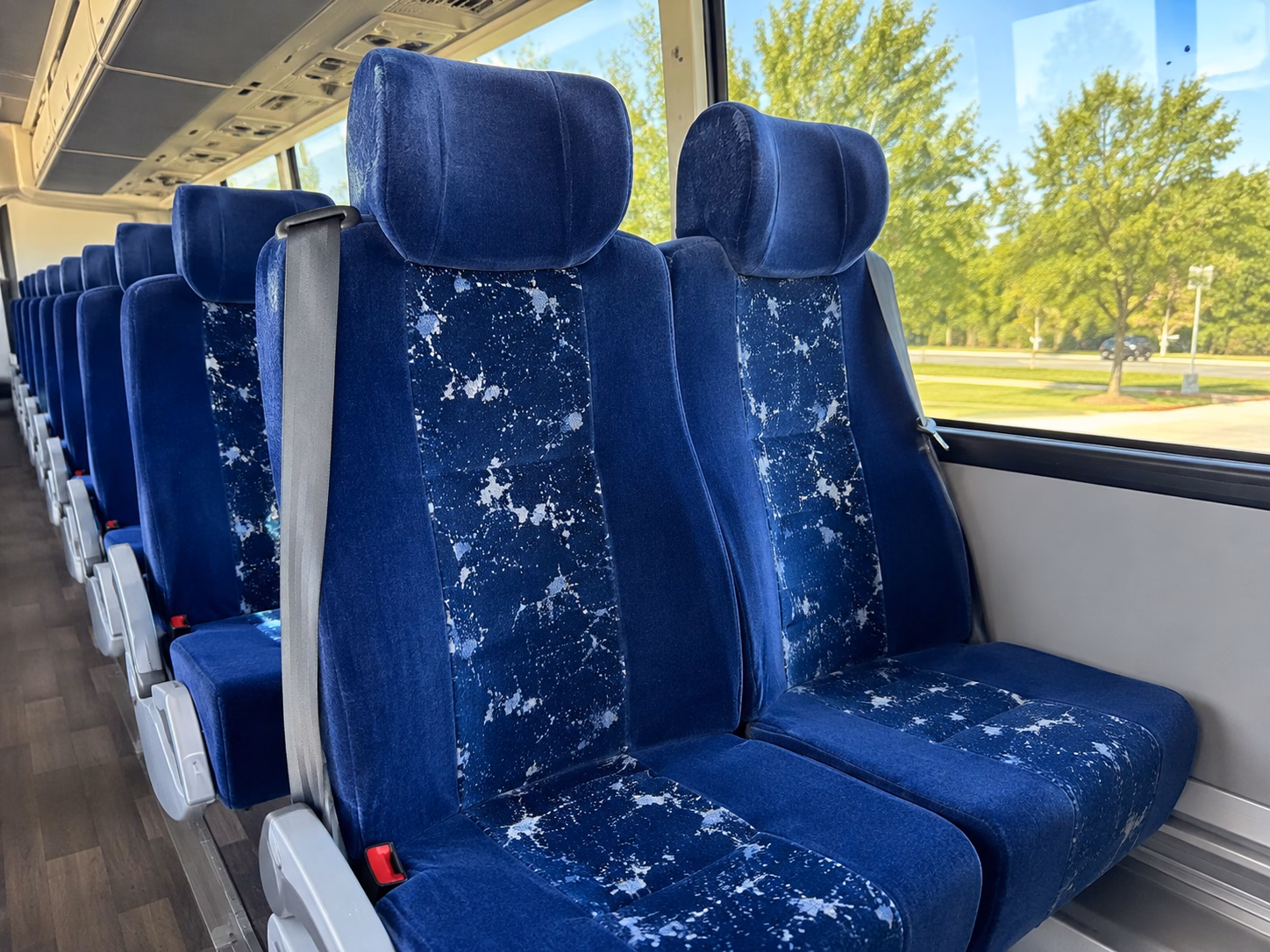 augusta charter bus services interior
