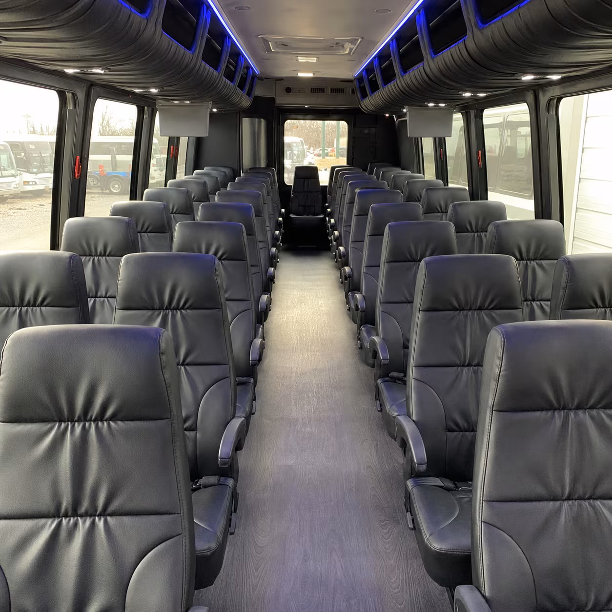 browse minibuses and charter buses with the amenities your wedding party wants